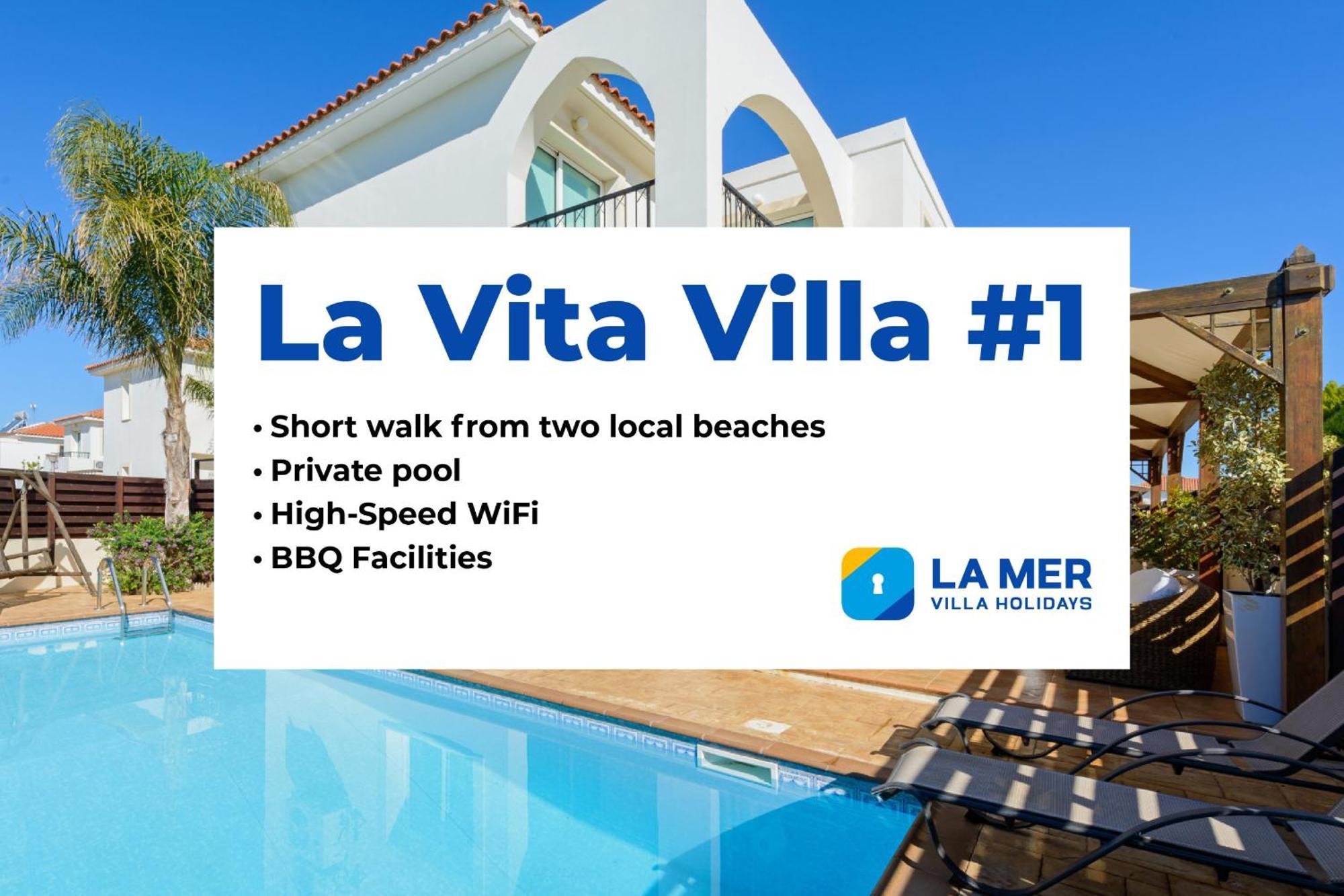La Vita Villa #1 Protaras Exterior foto